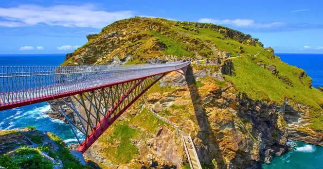 UK's £4 Million Bridge Leads to 800-Year-Old Castle, Not for the Faint-Hearted