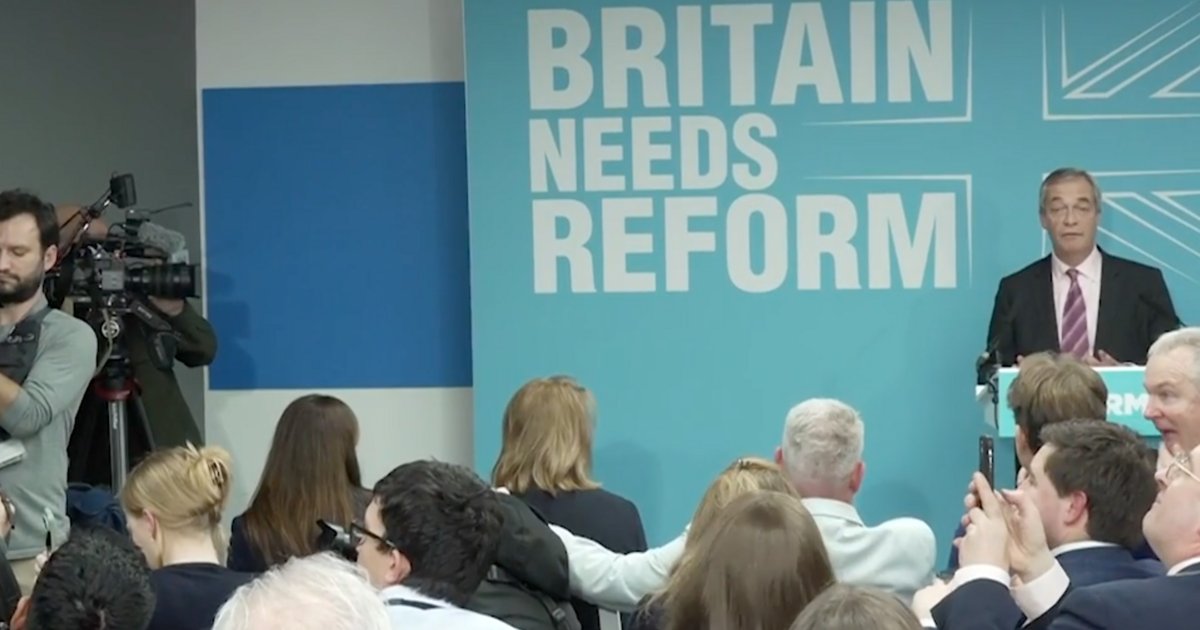 Robert Jenrick Delays Arrival, Leaving Nigel Farage Waiting at Press Conference