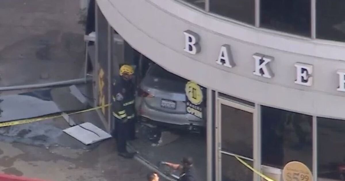 Two Killed as Car Crashes into Grocery Store in Los Angeles