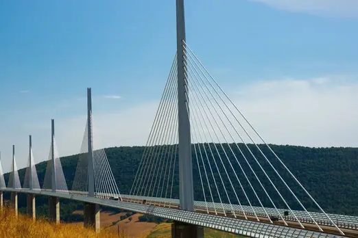 World's Tallest Bridge, Millau Viaduct, Cost £345 Million to Build